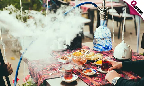 Lunch OR Dinner Set Menu + Shisha, Pool & Jacuzzi Access!